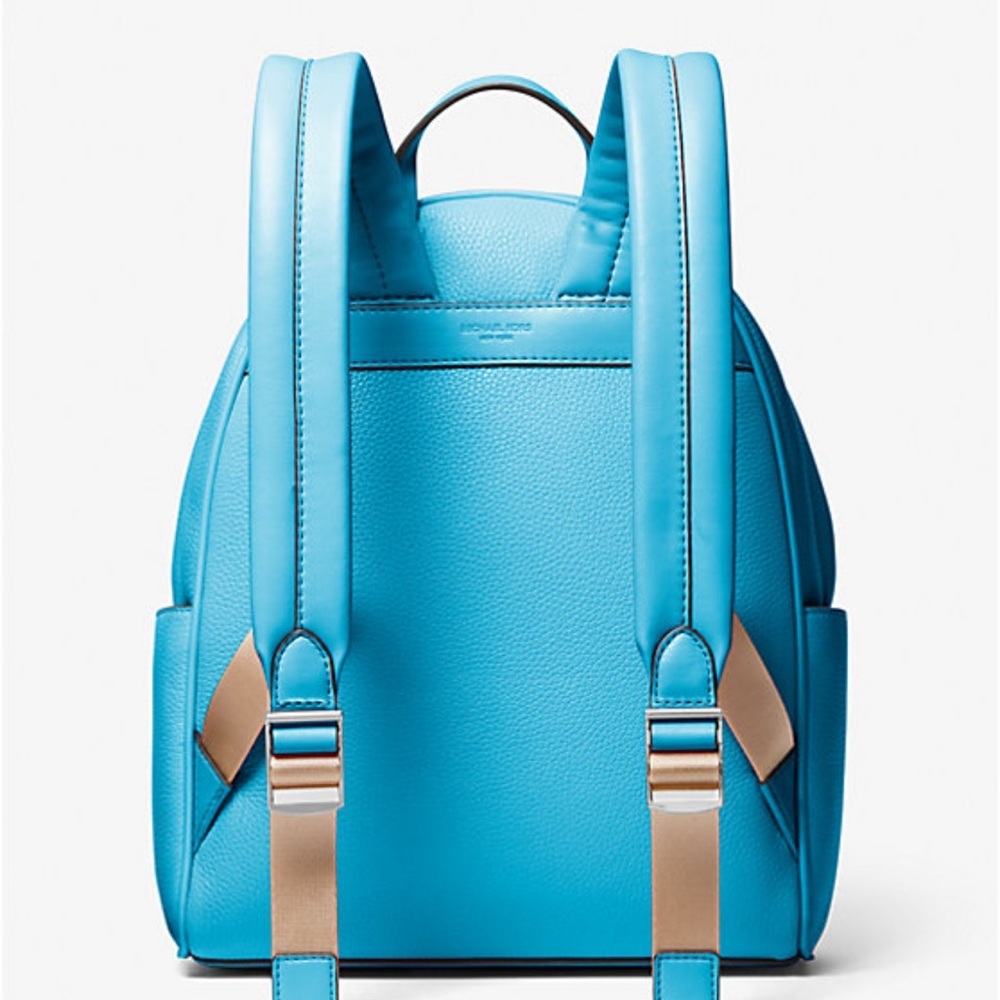Michael Kors Bex Medium Pebbled Leather Backpack
COLOR SANTORINI BLUE
NWT - Picture 2 of 16